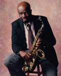Makanda Ken McIntyre with alto saxophone