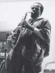 Makanda Ken McIntyre plays the alto saxophone